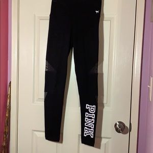 Black high waisted PINK leggings